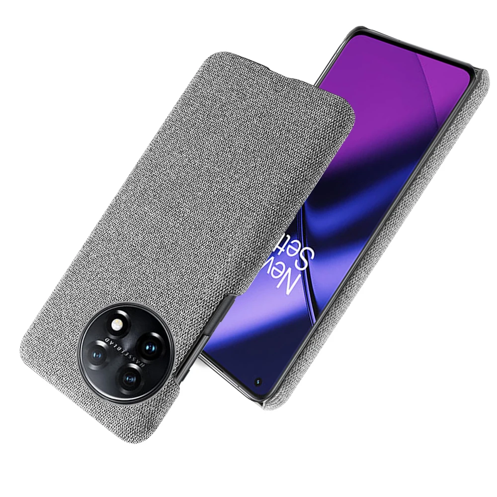 For Oneplus 11 Case Oneplus 11 5G Cover For One plus 11 10 Pro 10T 9 R RT 11R ACE Pro Nord 2 Cloth Texture Case Funda Coque Capa