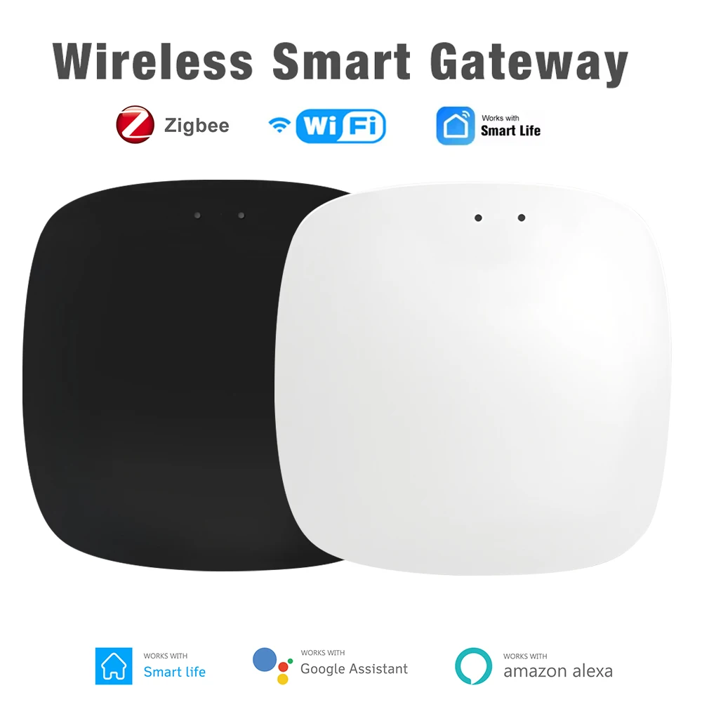 

ZigBee Gateway Wireless Smart Hub Home Appliances Remote Controller WiFi Control Brain Works with Smart Life Alexa Google Play