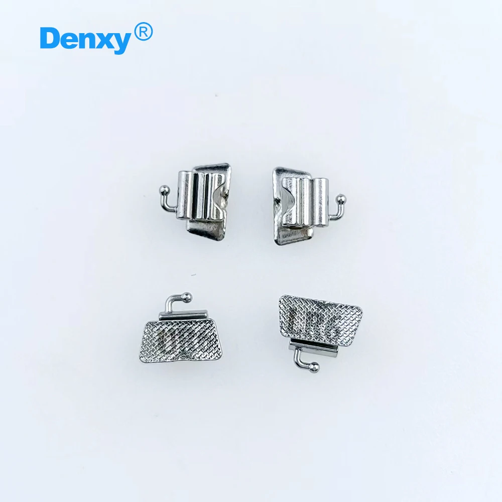 DENXY 20 Sets/80 Stück Kieferorthopädische 1. Molaren-Bukkalröhrchen U2L2 Roth/Mbt T022 Slot Rechteckige Konvertierbare Dental-Bukkalröhrchen – Detail 1