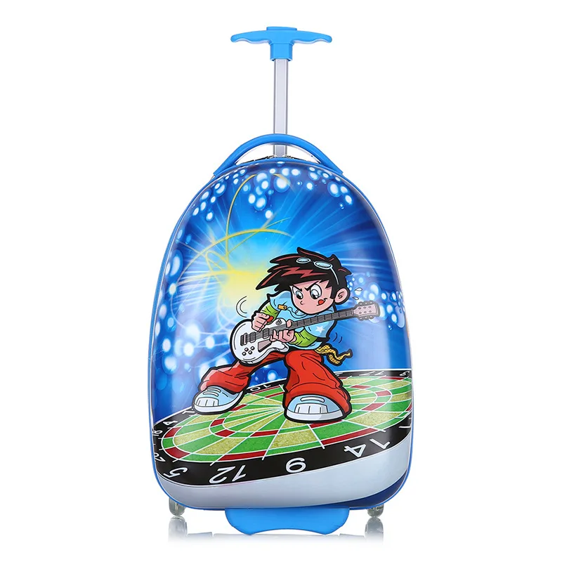 16 Inch High Quality Cartoon Cute Children's Travel Suitcase Kids Trolley Luggage With Mute Wheel Carry-on Boarding Case Valise