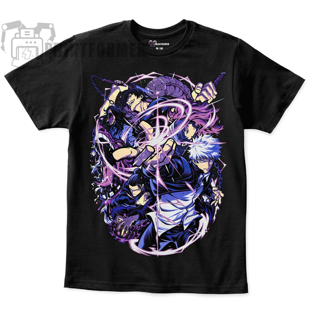

Gojo Satoru T-Shirt Jujutsu Kaisen Sukuna Megumi Itadori gift shirt All Size