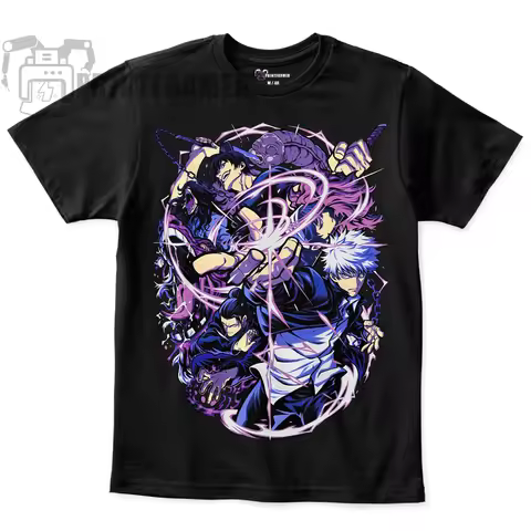 Gojo Satoru T-Shirt Jujutsu Kaisen Sukuna Megumi Itadori gift shirt All Size