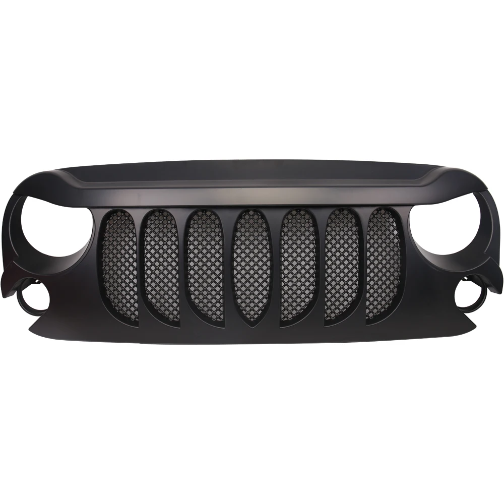 JK Front ABS grille with net  J264-3 for JEEP for wrangler2007-2017 car accessories