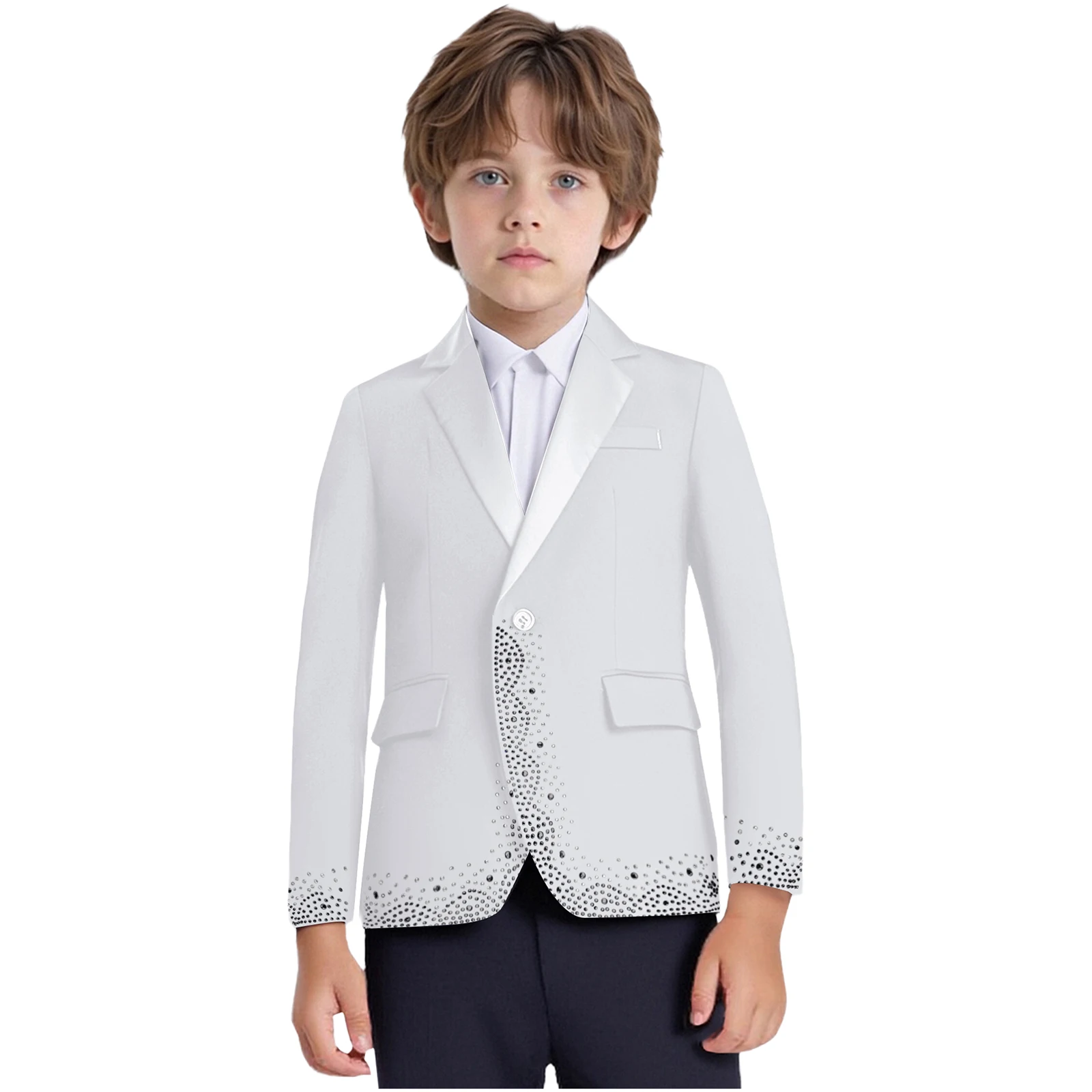 Outono crianças blazer para meninos crianças uniformes escolares ternos jaqueta de cavalheiro aniversário rave festa desempenho traje