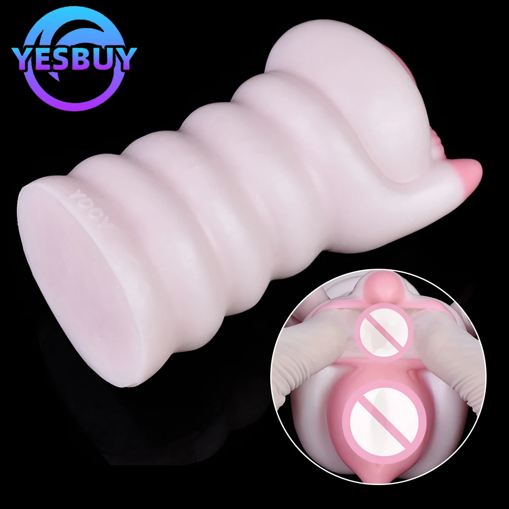 

YESBUY Duel Hole Animal Stroker Male Masturbator Pink Pocket Pussy Anal Vaginal Toy Masturbation Toys For Men Fetish Adult 18+