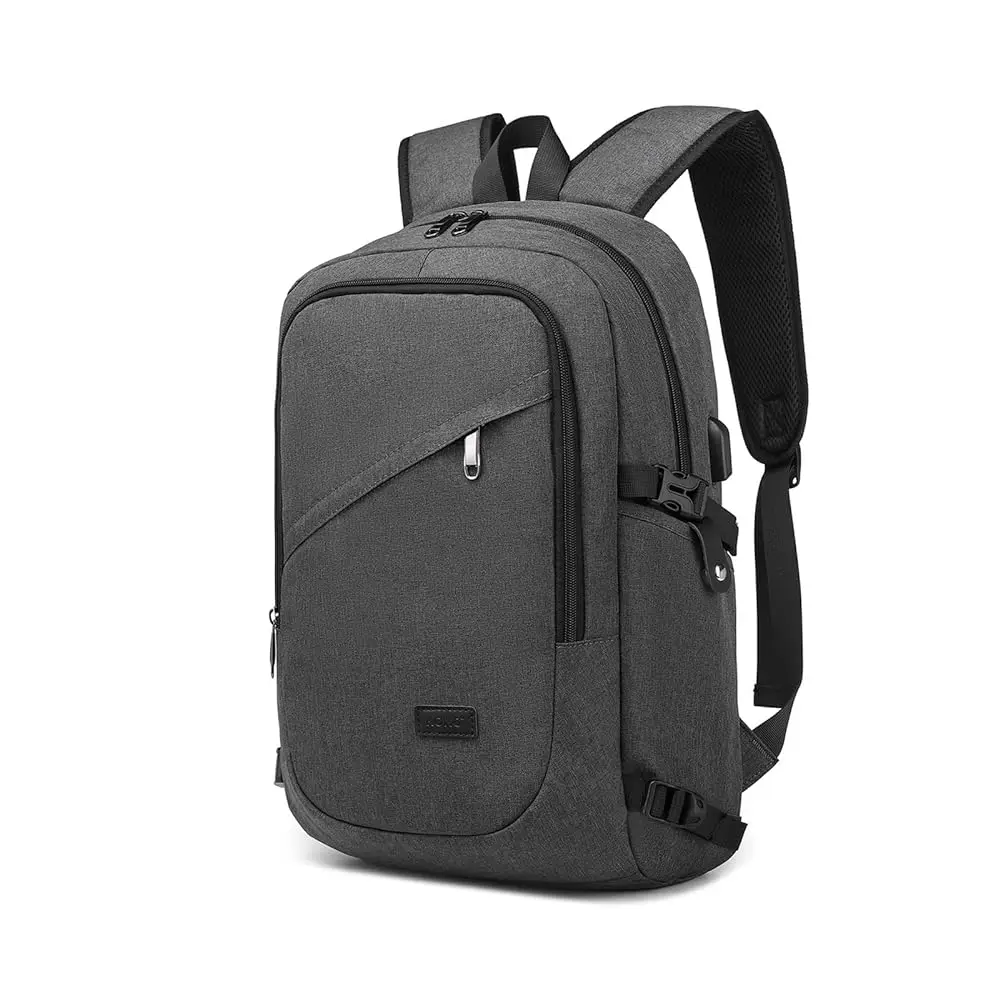 Kono Laptop-Rucksack mit Diebstahlschutz für Reisen, Business, Arbeit und Computer – Sicherheitsdesign für Laptop bis 15,6 Zoll 3