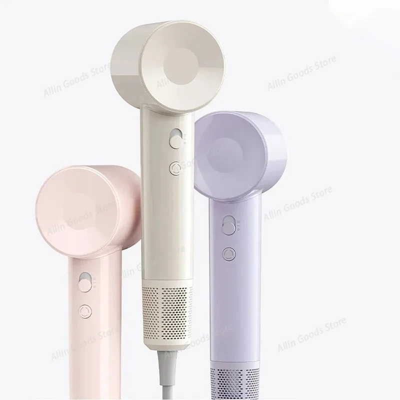 Fast speed blow dryer six hues powerful airflow fast drying ultra-light 345g body smart constant temp low noise