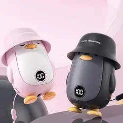 Winter 2 in 1 penguin hand warmer USB rechargeable digital display fast warming portable hand warmer winter gift