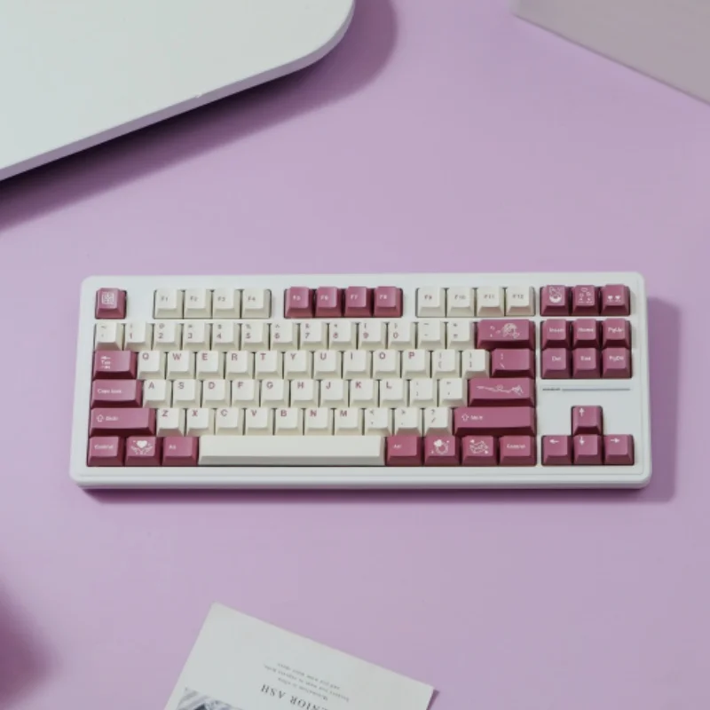 

150-клавишный колпачок Blushok PBT GMK Cherry Profile, сублимированные персонализированные колпачки для клавиш Cherry MX Switch, игровая механическая клавиатура