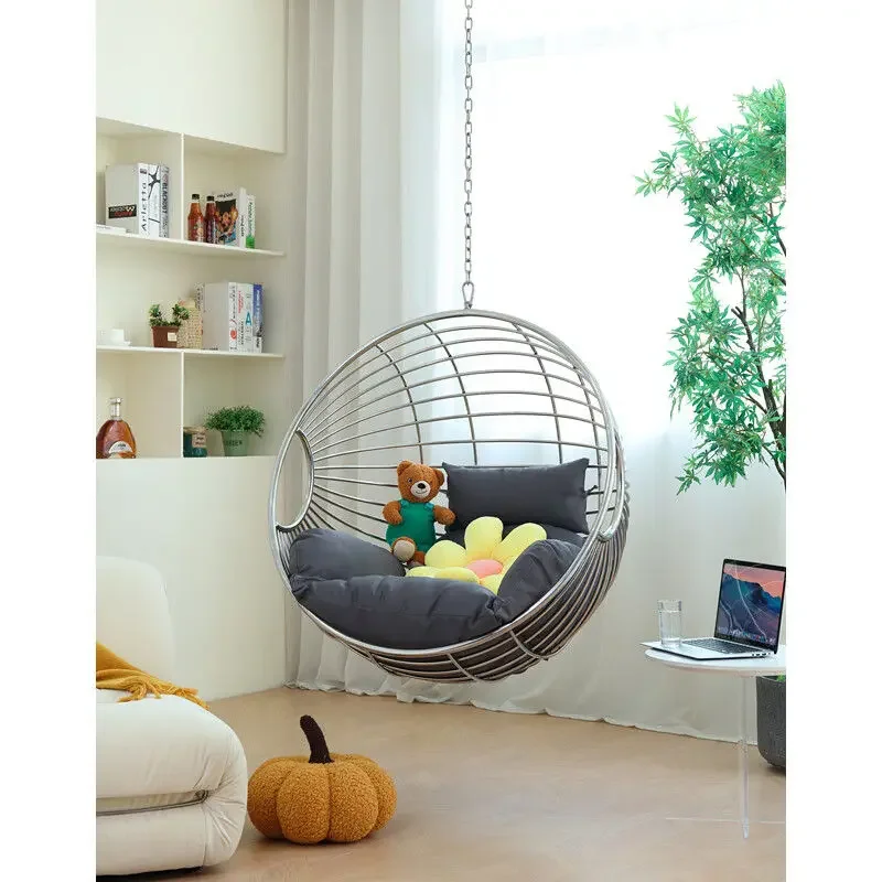 Outdoor swing hanging chair balcony indoor bird's nest Hammocks basket chair courtyard hanging basket cradle chairs bedroom girl