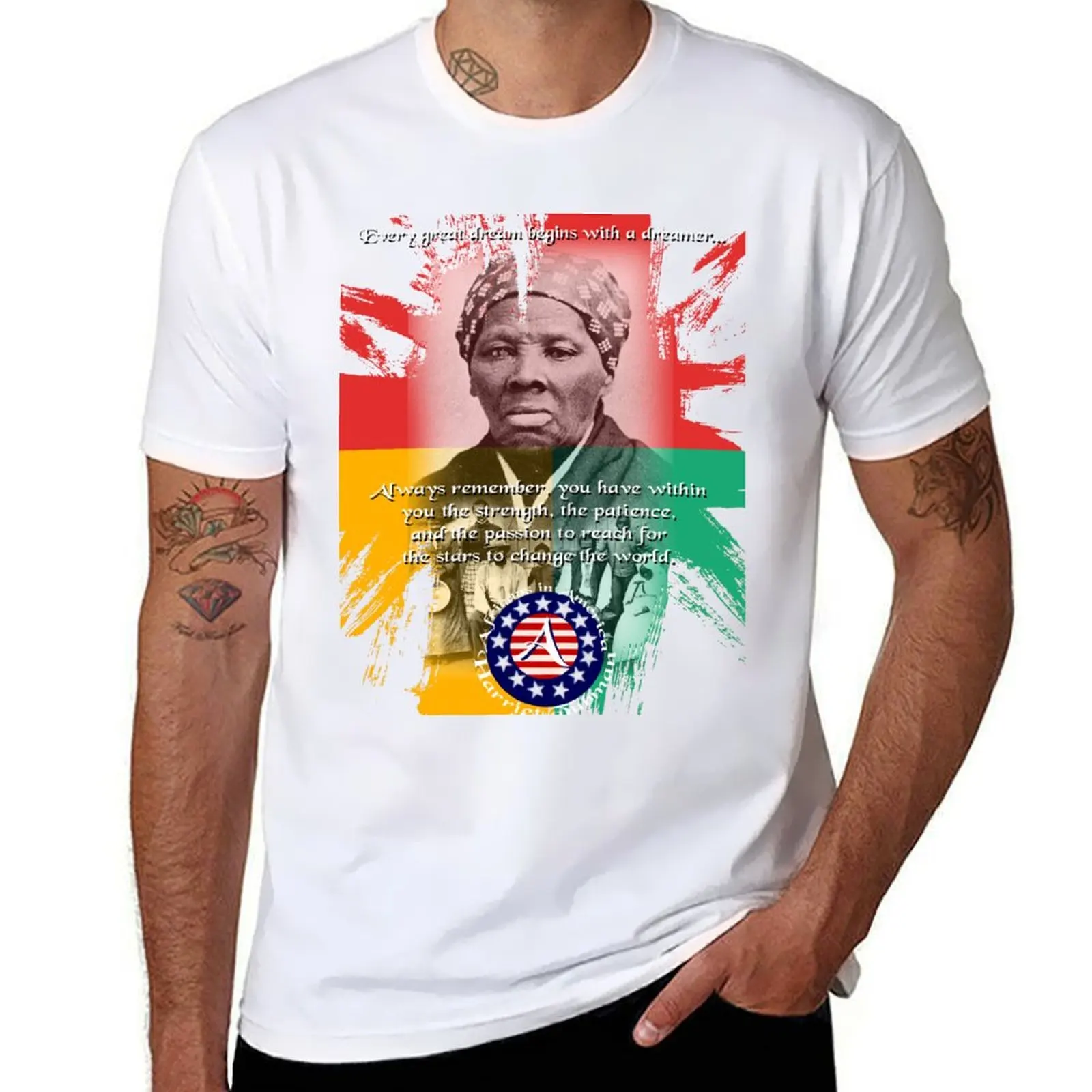 

harriet tubman T-Shirt t shirts for man cotton essential t shirt T-Shirt
