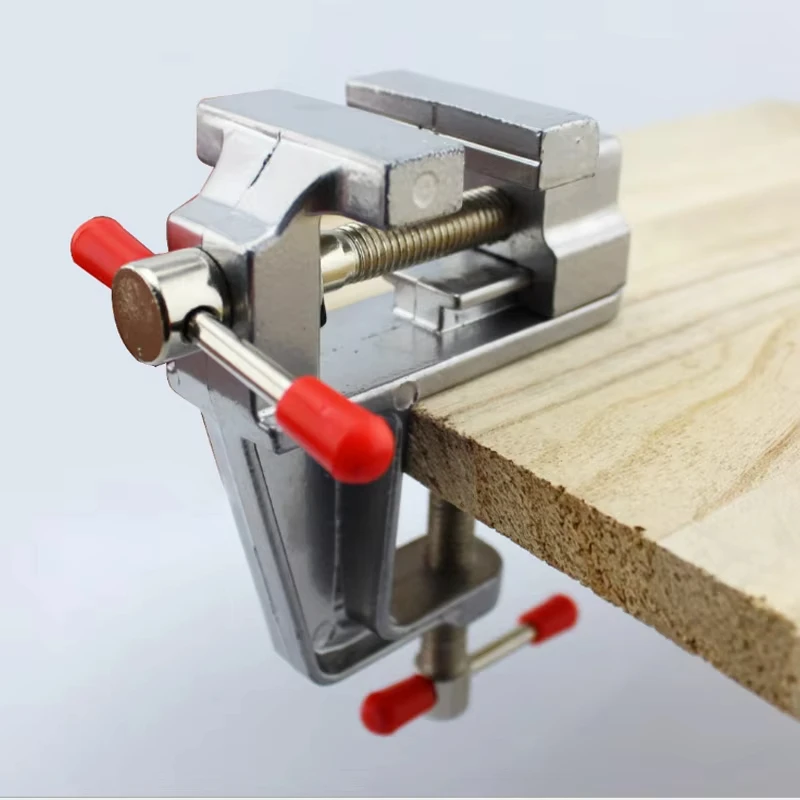 2026 New Mini Bench Vise Multi-Functional Aluminum Miniature Pliers Jewelers Small Clamp Tool Flat Table Hobby Clamp