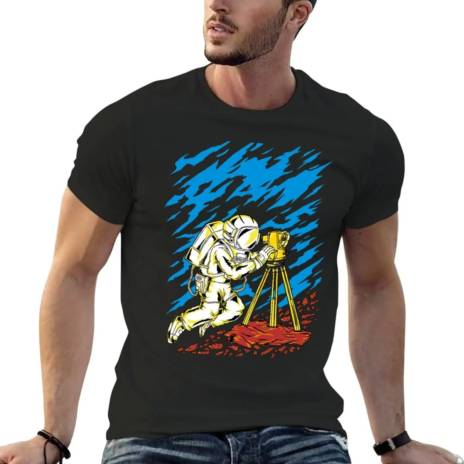 SPACE SURVEYOR (TS VERSION) T-Shirt custom shirt boys animal print designer t shirt men