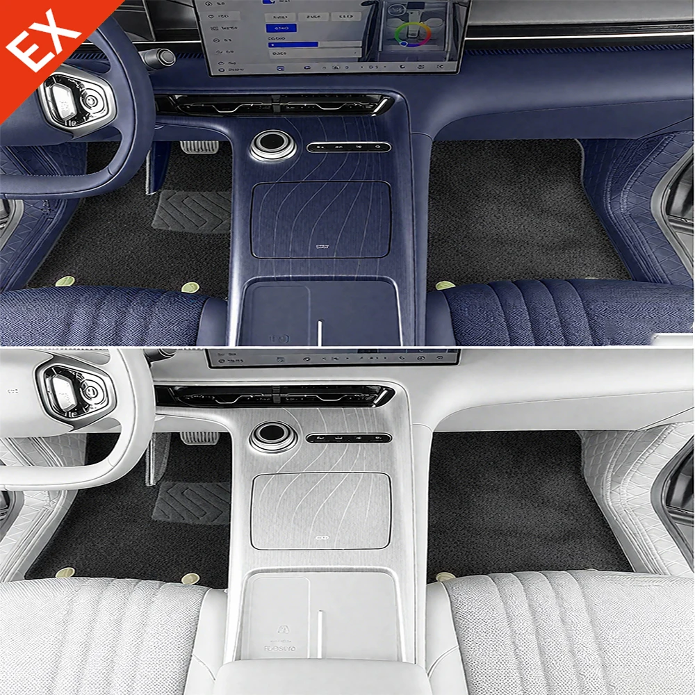 

Для GEELY Galaxy E5 2025-2026, коврик для ног, водонепроницаемый и двухслойный ковер с полным объемным звуком, мягкая авиационная сумка на 360°