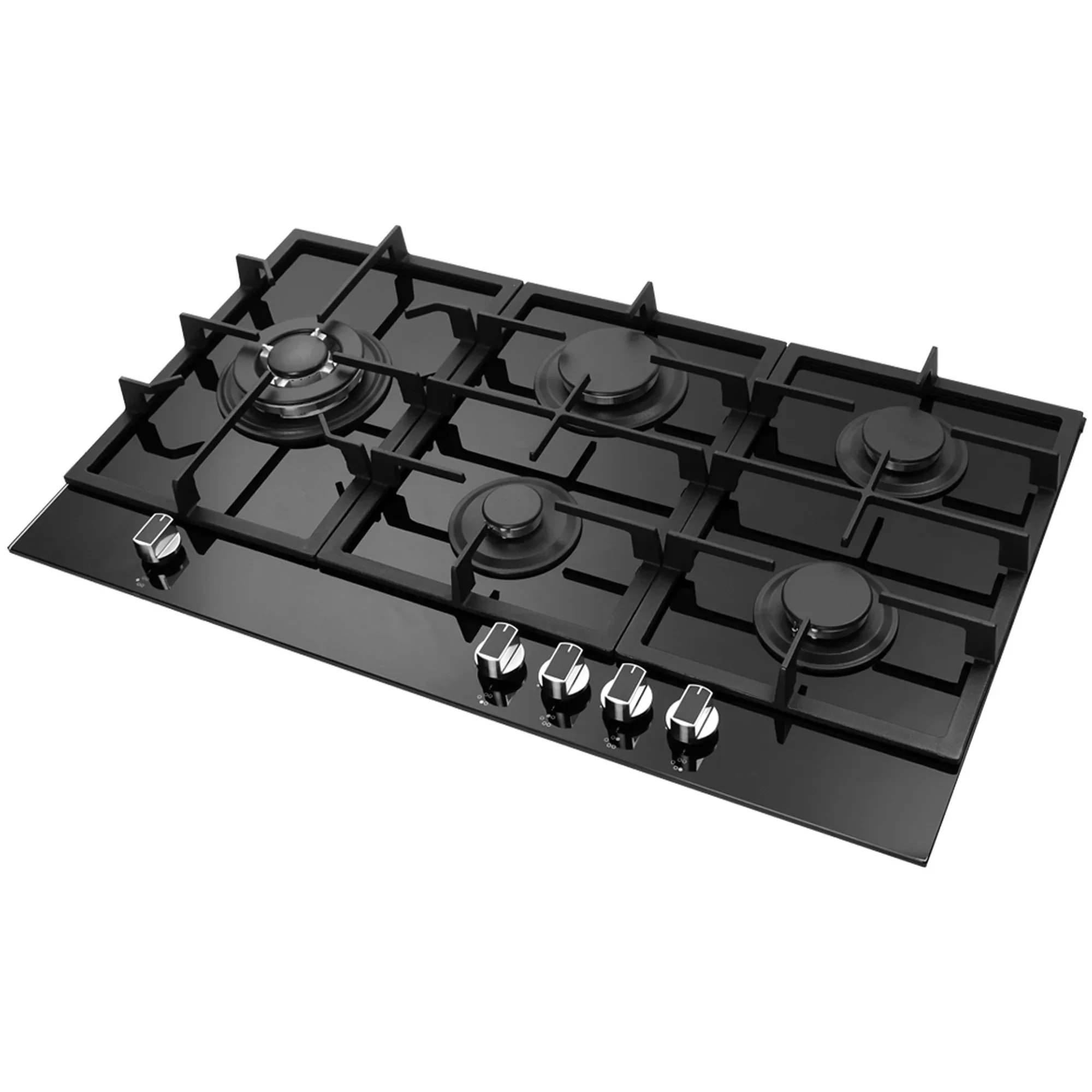 

-5 Burners Built In Gas Cooker 90cm Tempered Glass Top Gas Hob Stove Kitchen Appliance With CE Certificate