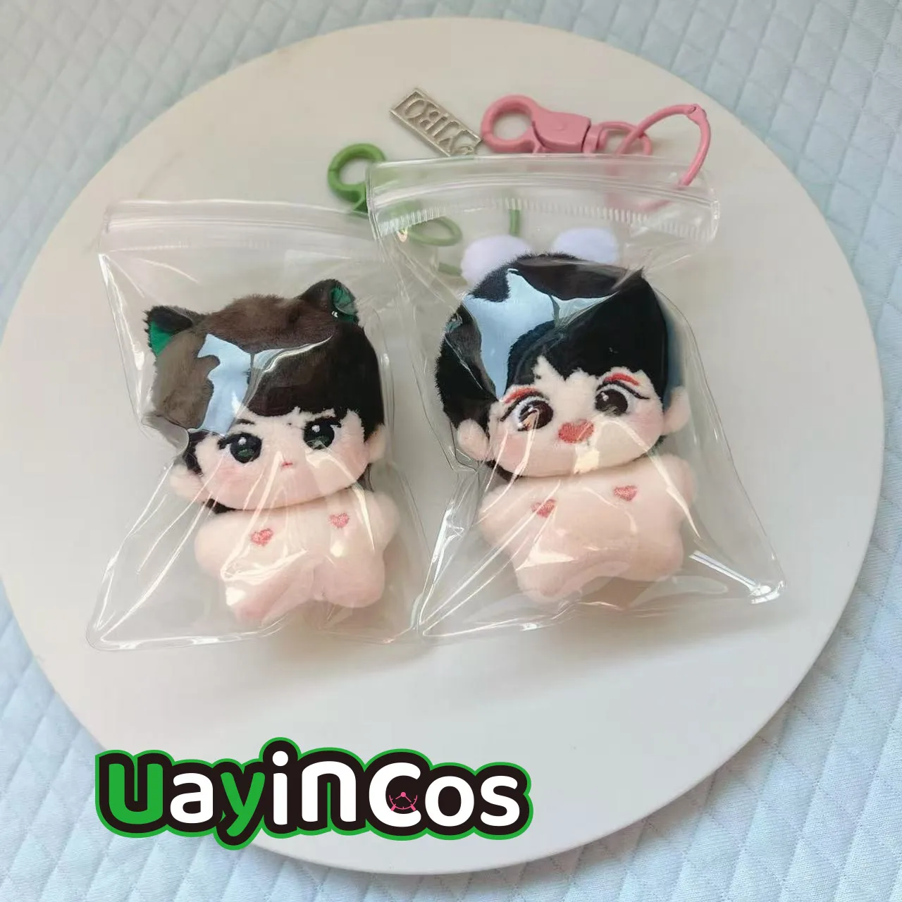 

Оригинальный 5 см Wang Yibo Xiao Zhan, плюшевая кукла, одежда Wei Wuxian Lan Wangji, аниме-игра, игрушка, детский подарок, косплей