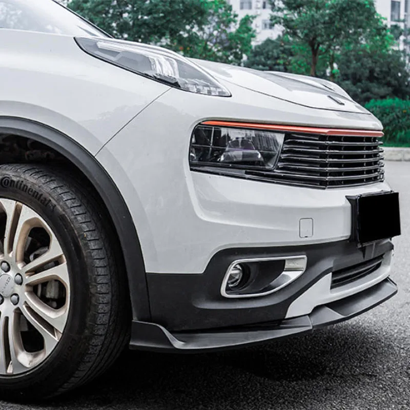 Für Lynk Co 01 2017-2019 Frontspoilerlippe Diffusor Spoiler ABS Hochglanz Schwarz