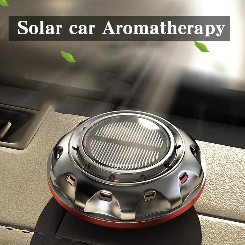 

Solar rotation UFO style Car Air Freshener perfume Automobile Interior Perfume Clip Fragrance Ornament Car Accessories