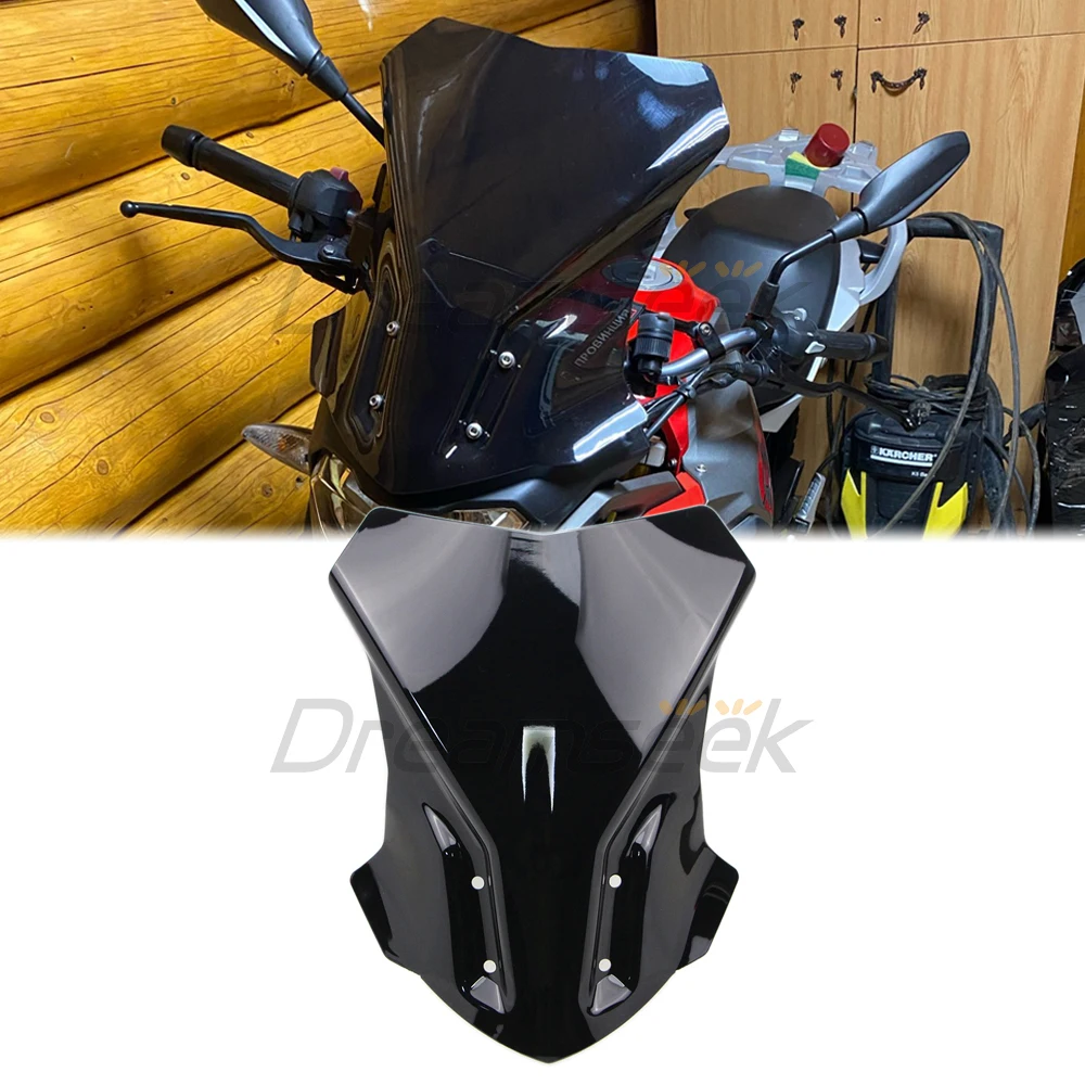 Front Windshield Protector for BMW G310GS 2017 2018 2019 2020 2021 Motorcycle Windscreen ABS Wind Deflector Shield Black