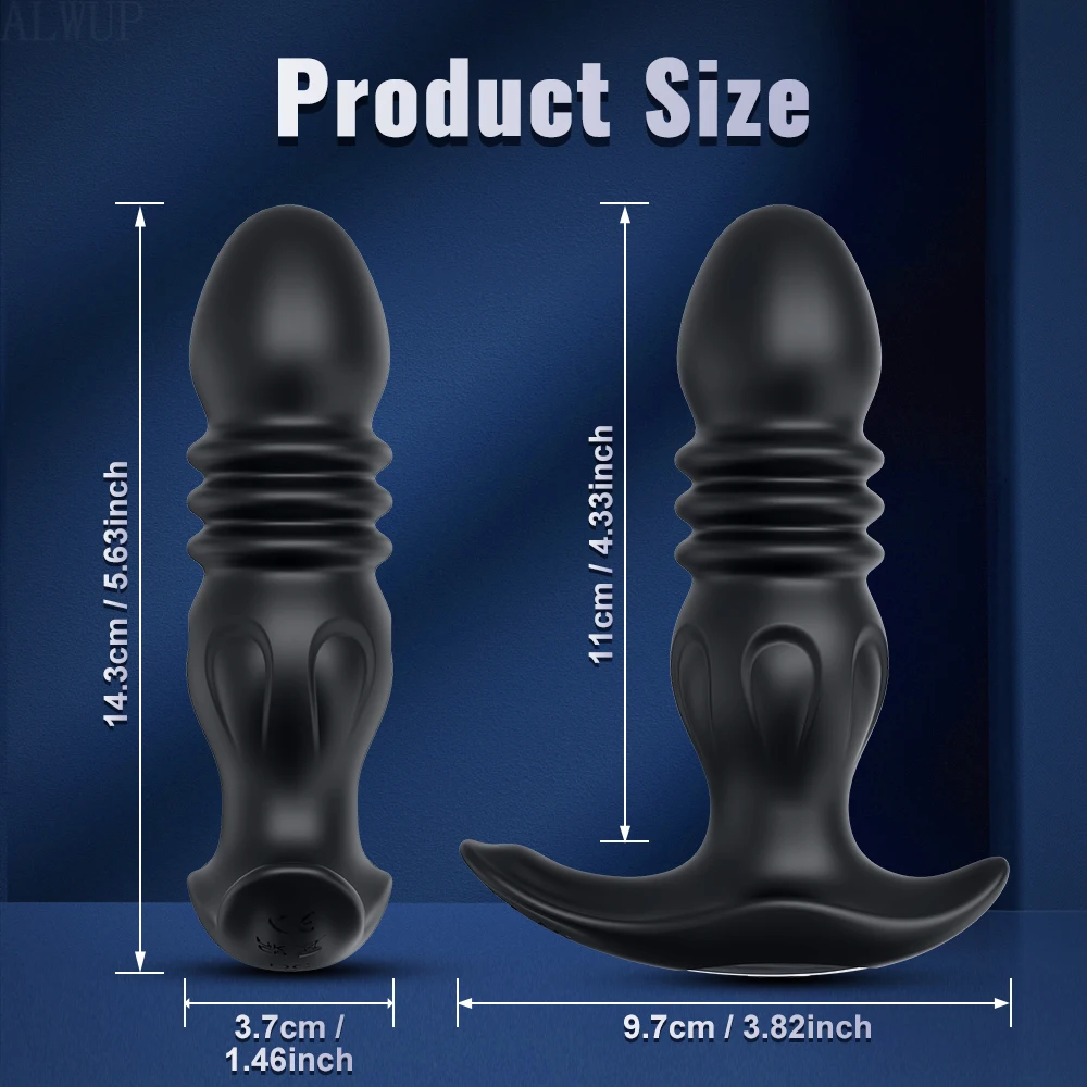 Thrusting الشرج هزاز للرجال جهاز تدليك للبروستاتا APP التحكم الذكور البروستاتا محفز هزاز تلسكوبي المكونات الشرج للكبار