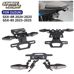 2024 GSX 8S Tail Tidy Fender Eliminator Kit For Suzuki GSX-8R GSX-8S GSX8R GSX8S 2025 License Plate Bracket LED Brake Signals