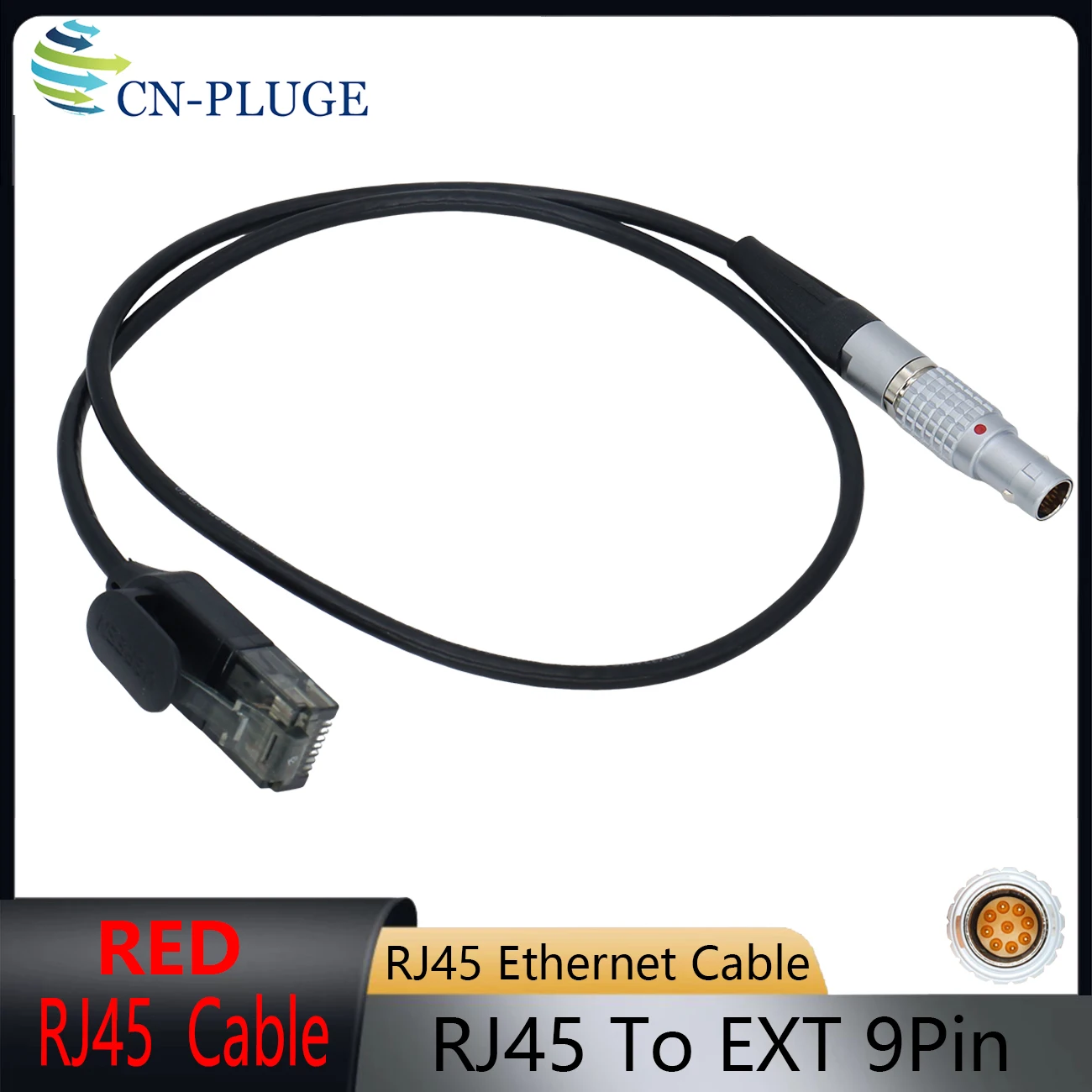RED Camera EXT 9-pin to RJ45 Ethernet, Teradek COLR Remote Control Camera and Data Transmission