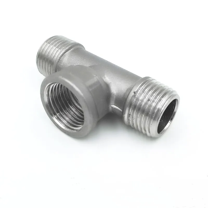 Male+Female+Male Threaded 3 Way Tee T Pipe Fitting 3/8\