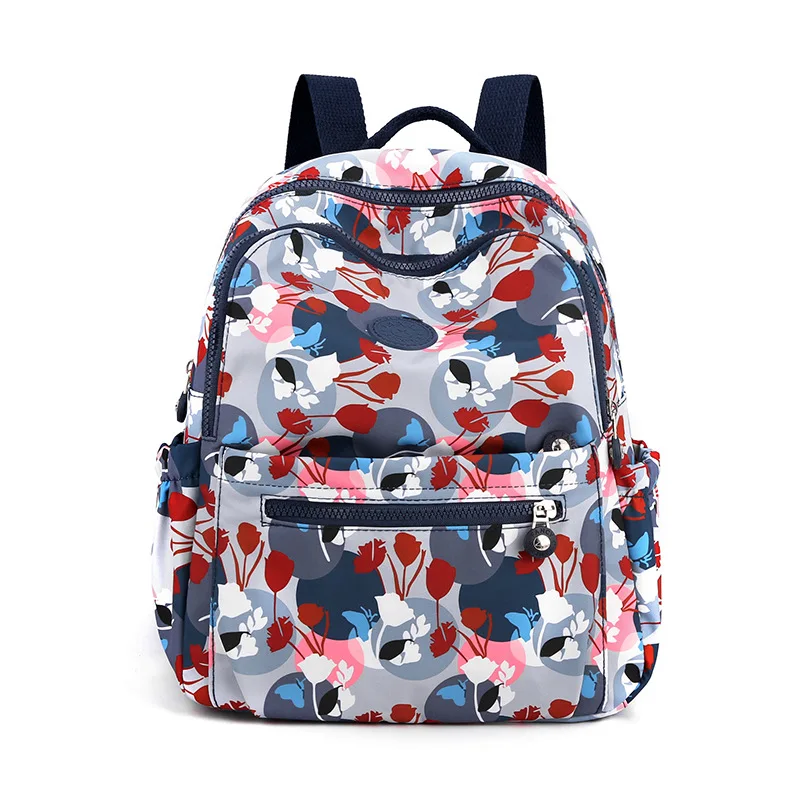 Large Capacity Student School Backpack Urban Jungle Laptop Daily Multifunctional Ginkgo Biloba Print Backpack