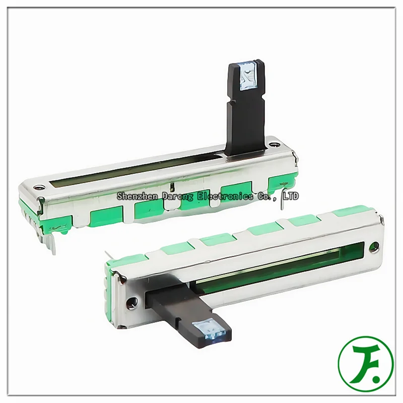 Taiwan F3045MM audio/medical accessories single potentiometer Fader with LED light B10K with center handle length 15MM