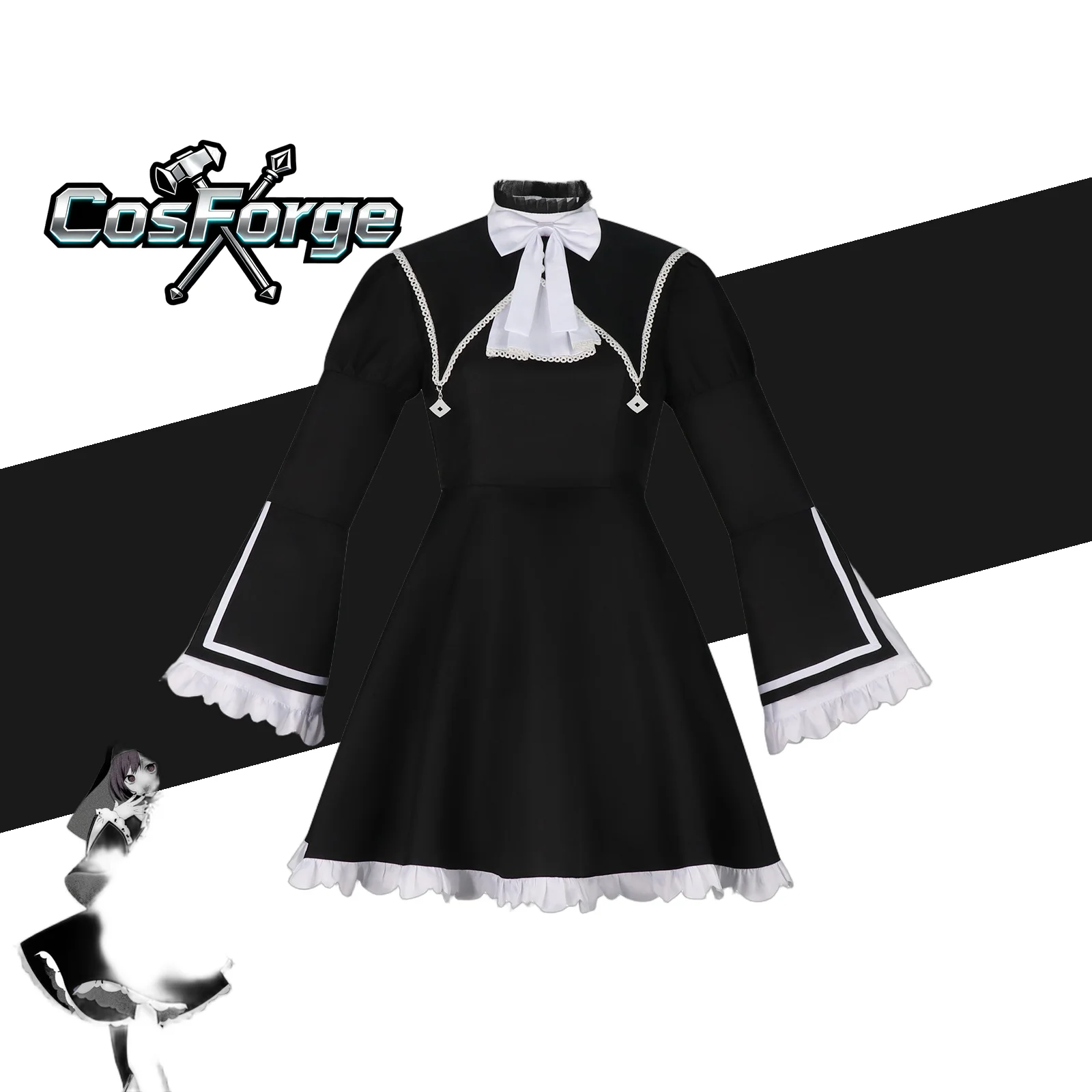 

Project Sekai SHINONOME ENA Cosplay Costume - Dress Game Character Adult Women Halloween Party Roleplay