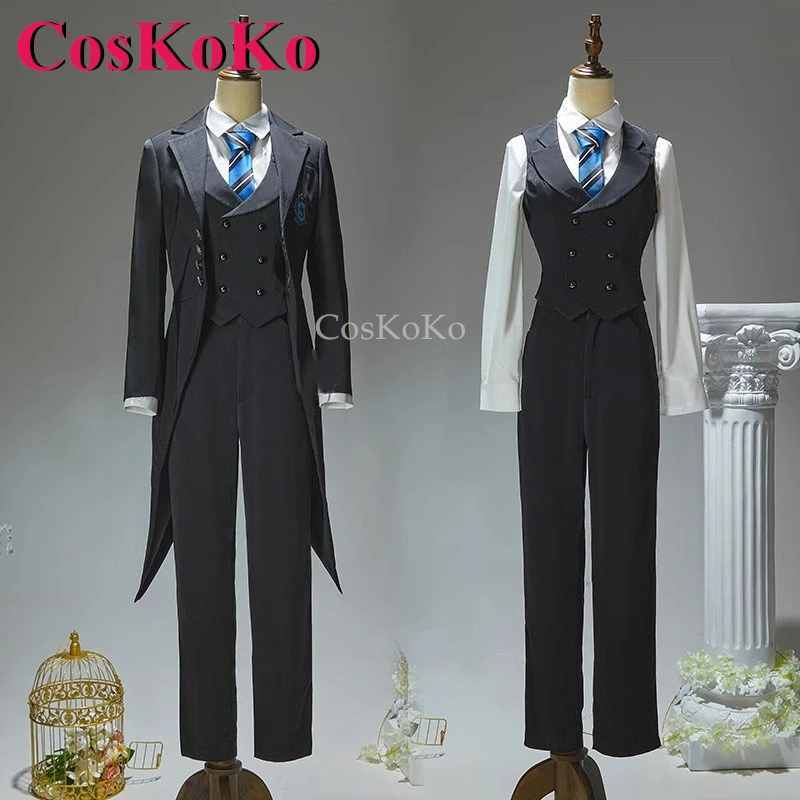 

CosKoKo Ciel Phantomhive Cosplay Costumes Game Black Butler Boarding School Chapter School Uniforms Halloween Role Play Clothing