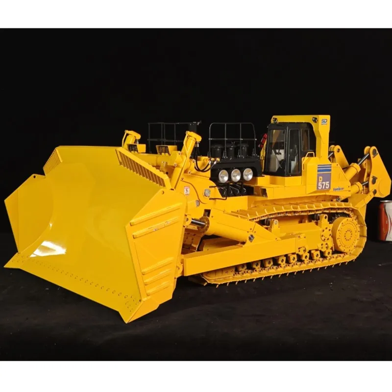 1/14 Scale JDM 575 Metal RC Bullzoder Heavy Duty Dozer Machine PL18 LITE Radio Control Construction Vehicle Light Sound Model