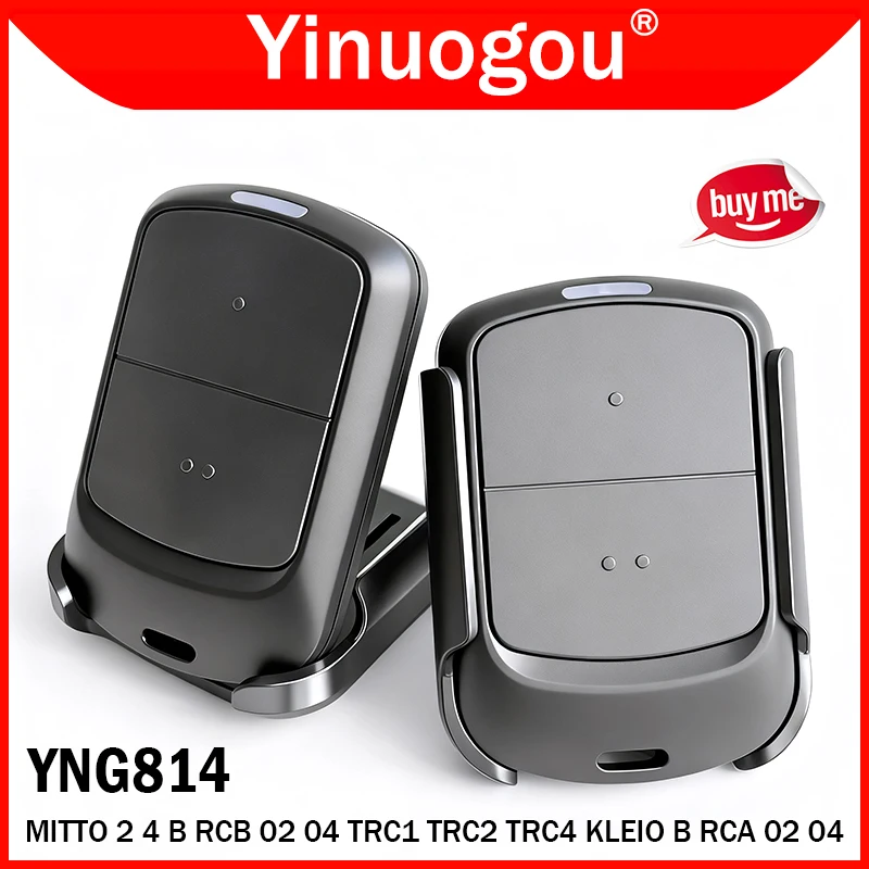 

Для MITTO B RCB02 RCB04 2 4 2A 4A 2M 4M RCB 02 04 KLEIO B RCA TRC1 TRC2 TRC4 Пульт дистанционного управления воротами гаража 433 МГц Rolling Code