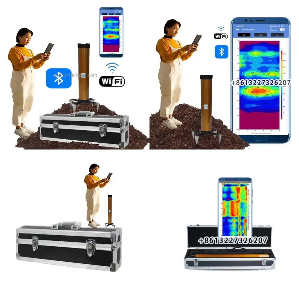 Professional Remote 3D Water Detector for ADMT-3H Up to 300m Depth Detection Tool for Underground Water Location Ground