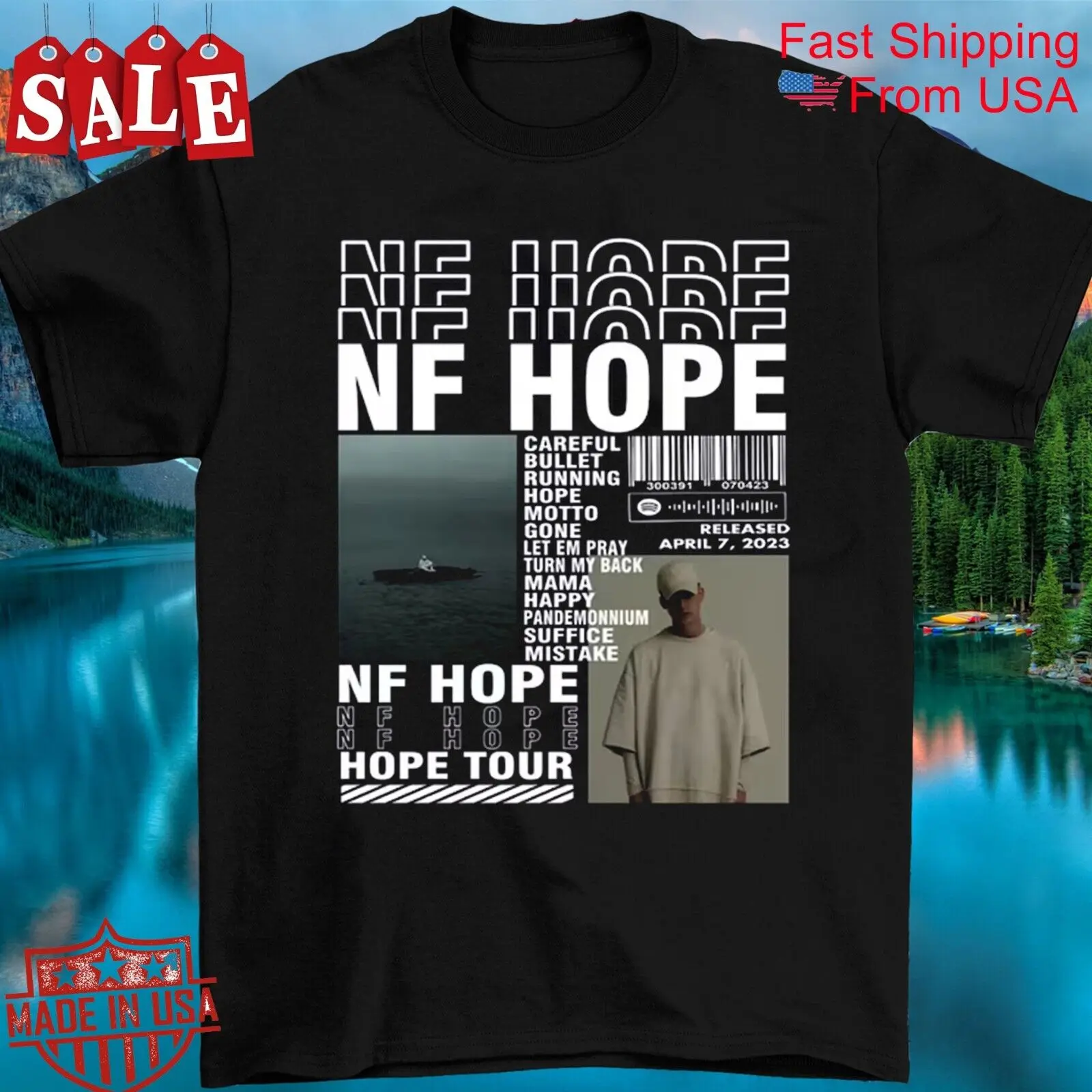 New NF Hope Album Gift For Fans Unisex All Size Shirt 2HH58