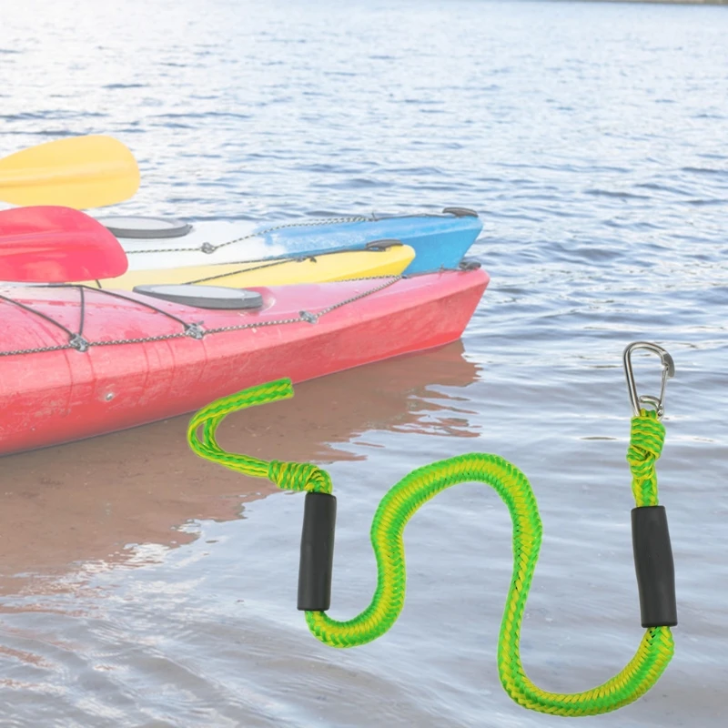 Dock Line Bungee Jet Ski Rope Kayak Tie Down Boat Shock Absorbe Secure Strap