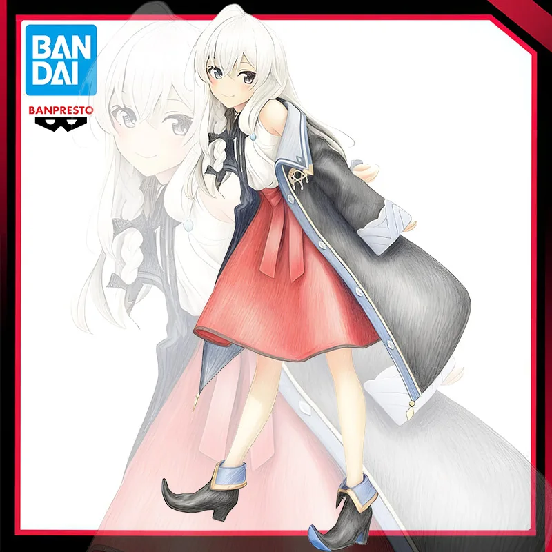 

In Stock Original FuRyu Trio-Try-It Figure Majo No Tabitabi Anime Elaina 20cm Action Toys Gift Cute Collectible Model Ornaments