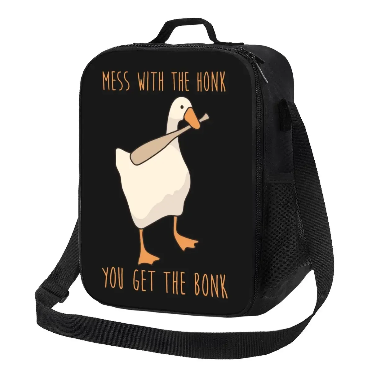 Custom Untitled Goose Game Lunch Bag Women Cooler Thermal Insulated  Box for Kids School