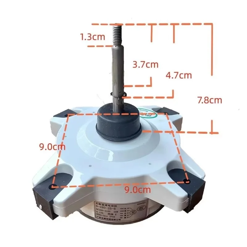 D-280-25-8A /N reverses 25W 5-wire DC inverter Air conditioning Outdoor fan motor