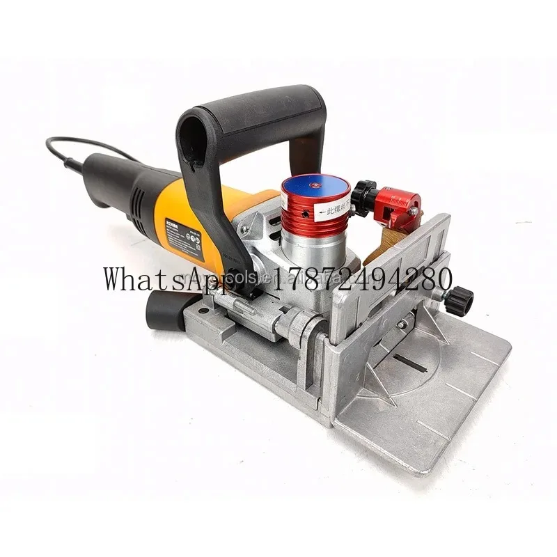 Woodworking Lamino Slotting Machine Biscuit Jointer Invisible Ramino Connector Furn-iture Two-in-o-ne Fastener Electric To-ol
