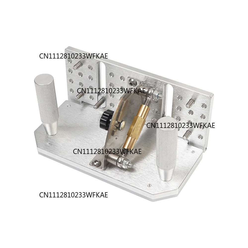 With double platen, sander sharpener clamp 7-3/4 inch long sharpener angle grinding guide
