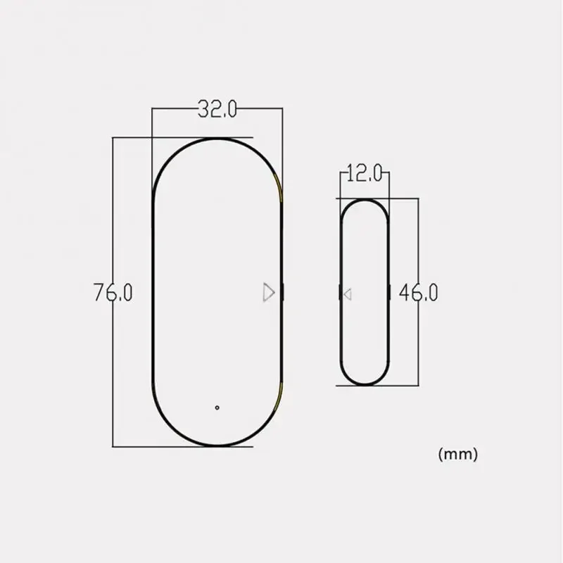 Sensor de porta inteligente Tuya, detectores abertos fechados, aplicativo Smart Life, sensor de janela WiFi, trabalhar com Alexa, Google Home