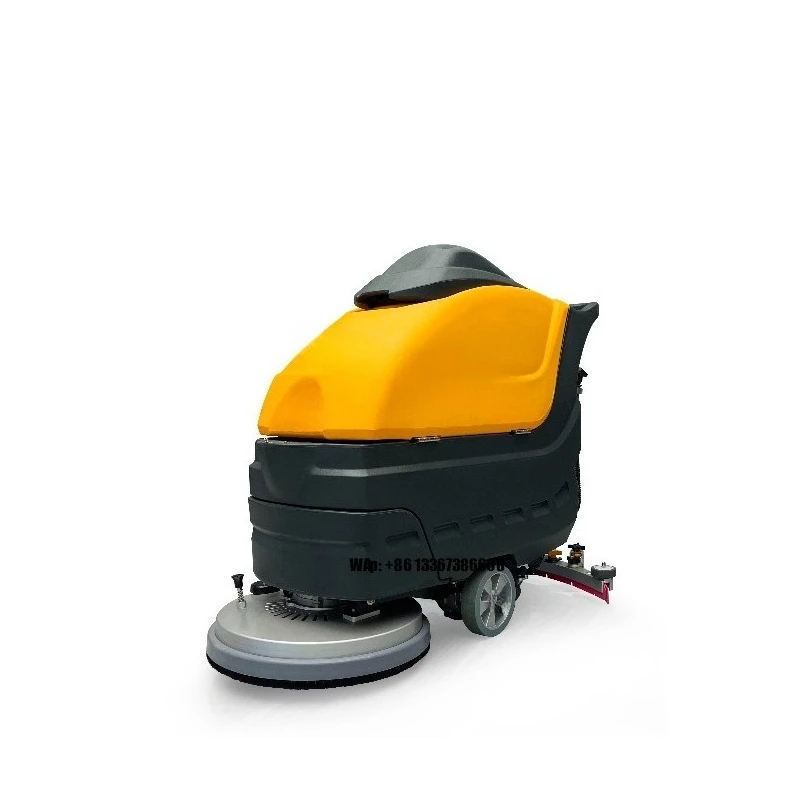 New Electric Walk Behind Burnishing Floor Scrubber Automatic Robotic Cleaning Machine for Hospital