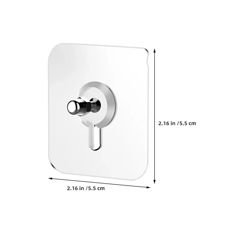 5/10/30Pcs Non-Trace Seamless Hooks Clear Strong Self Adhesive Wall Hooks for Home Kitchen Bathroom Office Hanging Picture Frame