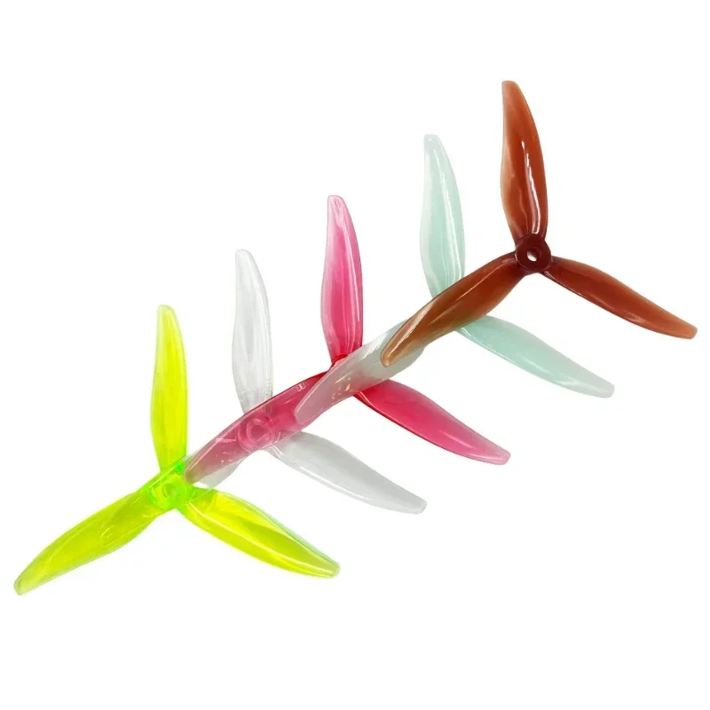 2 Pairs Gemfan 51366 MCK V3 5inch 3 Blade/Tri-Blade Propeller Props For FPV Racing Drone 6S High KV Motors DIY Parts