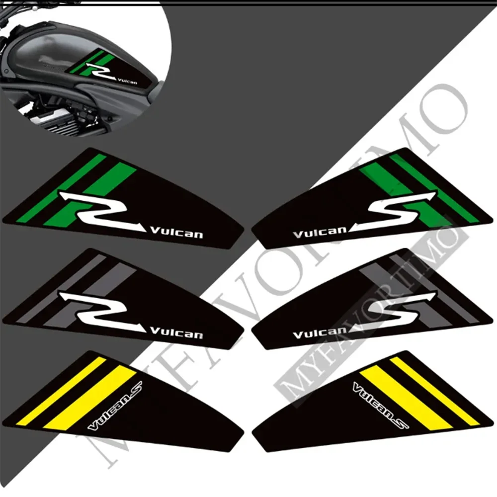 For Kawasaki VULCAN S VULCANS 650 VN650 Tank Pad Stickers Decals Motorcycle Oil Gas Fuel Protector Fairing Fender Windshield