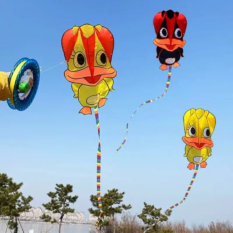 Grandes pipas inflables, patos voladores para niños, fábrica de pipas, pipas gigantes para adultos, línea de pipas, juguetes al aire libre, diversión de kitesurf
