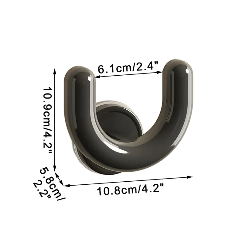 2 יחידות מתלה נעליים צמוד על הקיר ווים דביקים ללא קידוח, תמונה 6