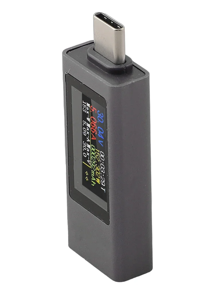 جهاز اختبار USB بقدرة 240 وات، جهاز اختبار شحن الهاتف، توفير البيانات في الوقت الحقيقي، كشف الشحن، اختبار تيار ثنائي الاتجاه