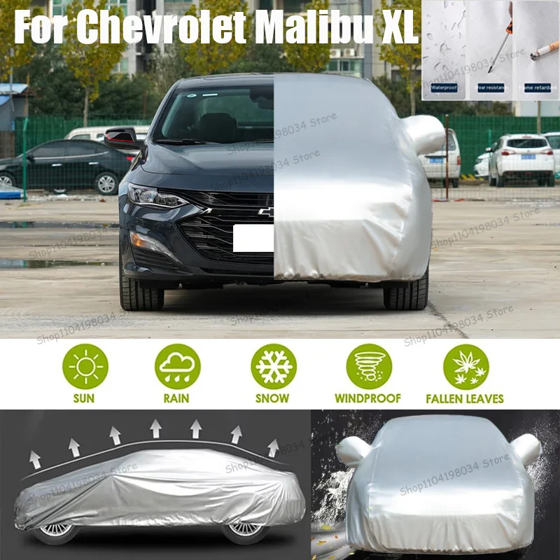 

For Chevrolet Malibu XL Auto parts Anti snow Anti dust Sunscreen Anti-uv Anti peeling paint And Anti Rainwater 210t car cover